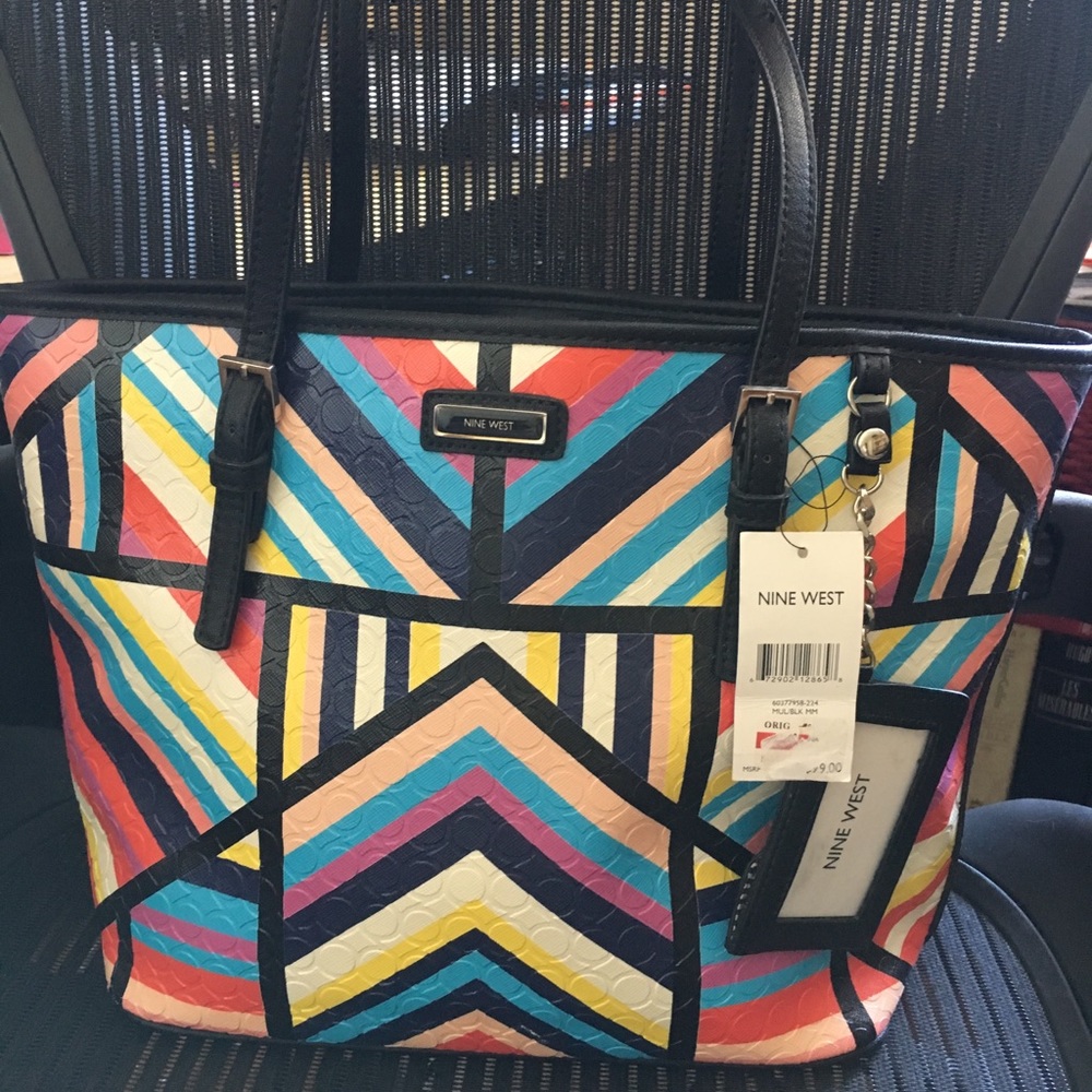 Nine West tote and matching wallet.